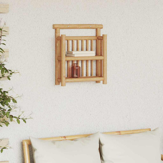Étagère Murale avec étagère Marron 40 x 13 x 44 cm Bambou