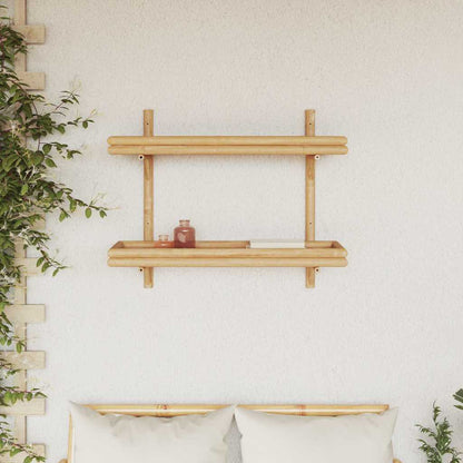 Étagère Murale avec étagère Marron 75 x 26 x 60 cm Bambou