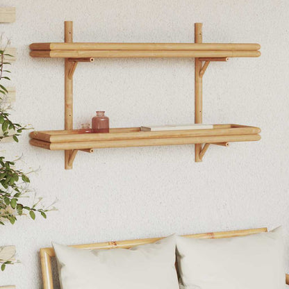 Étagère Murale avec étagère Marron 100 x 26 x 60 cm Bambou