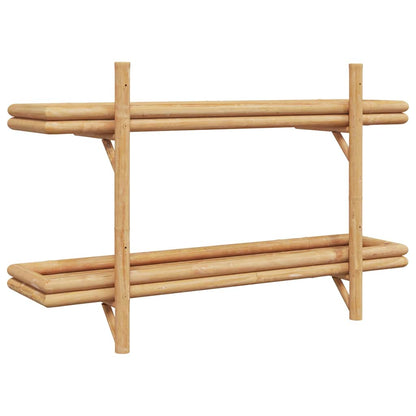 Étagère Murale avec étagère Marron 100 x 26 x 60 cm Bambou