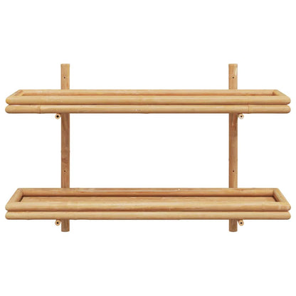 Étagère Murale avec étagère Marron 100 x 26 x 60 cm Bambou
