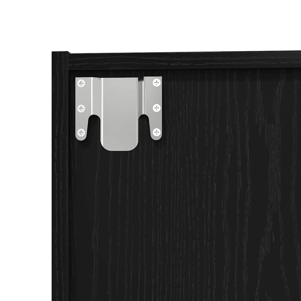Bibliothèque Chêne noir 143 x 30 x 36 cm Bois d'ingénierie