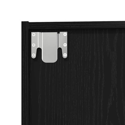 Bibliothèque Chêne noir 143 x 30 x 36 cm Bois d'ingénierie