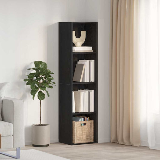 Bibliothèque Chêne noir 143 x 30 x 36 cm Bois d'ingénierie