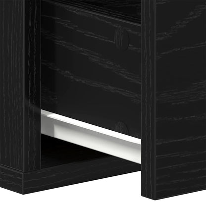 Meuble mural Chêne noir 60 x 26 x 18.5 cm Bois d'ingénierie