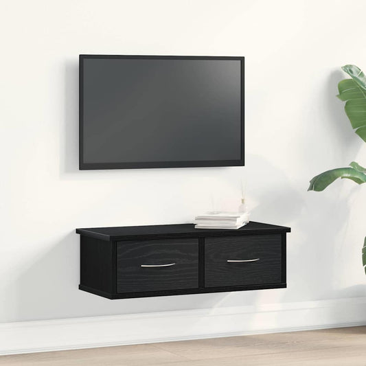 Meuble mural Chêne noir 60 x 26 x 18.5 cm Bois d'ingénierie
