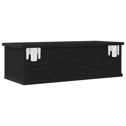 Meuble mural Chêne noir 60 x 26 x 18.5 cm Bois d'ingénierie