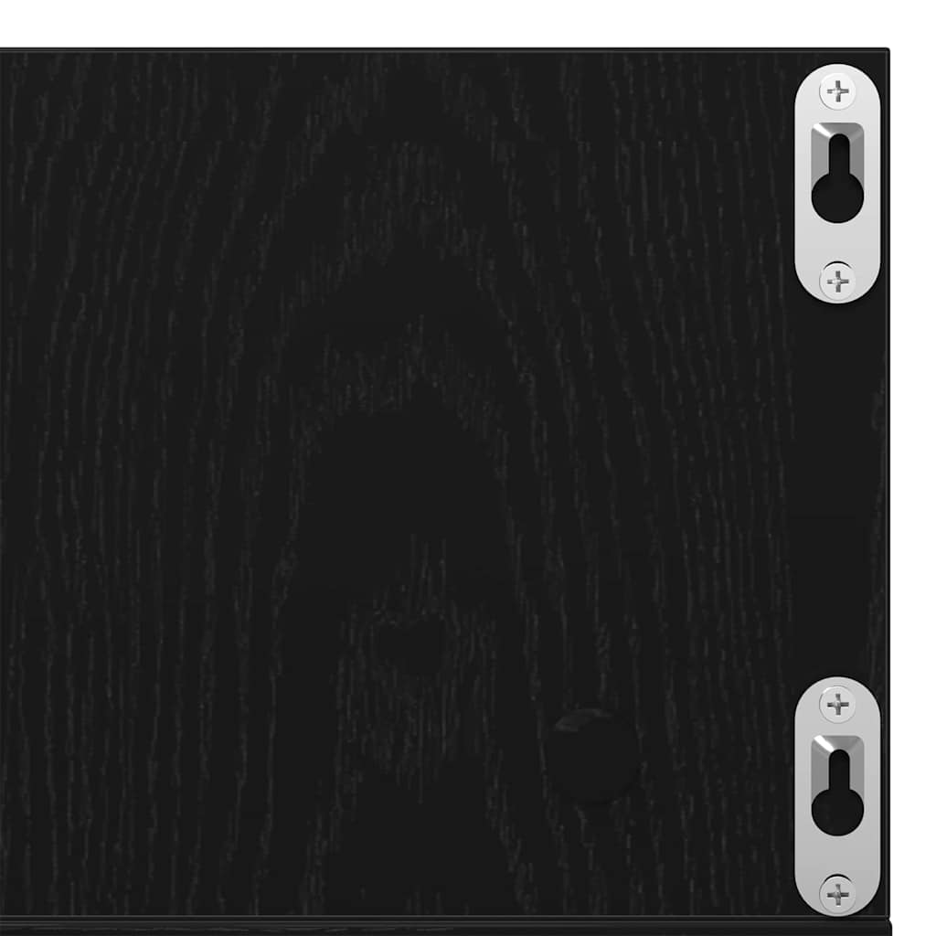 Étagère Murale Chêne noir 75 x 18 x 18 cm Bois d'ingénierie