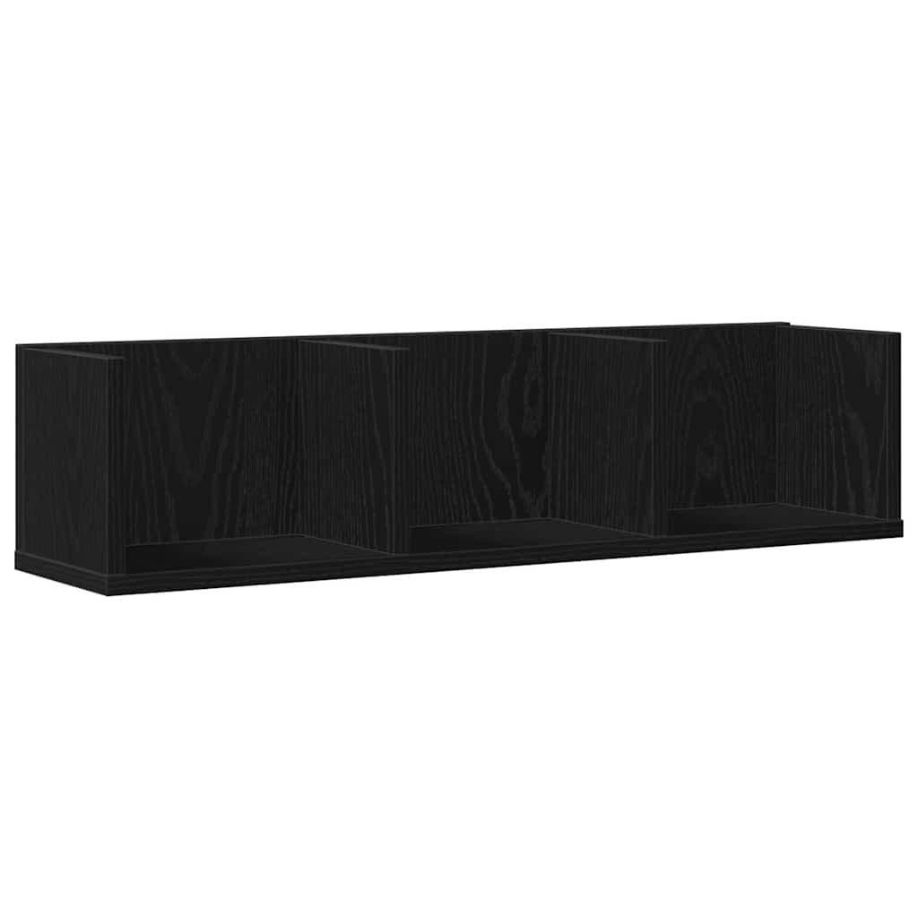 Étagère Murale Chêne noir 75 x 18 x 18 cm Bois d'ingénierie