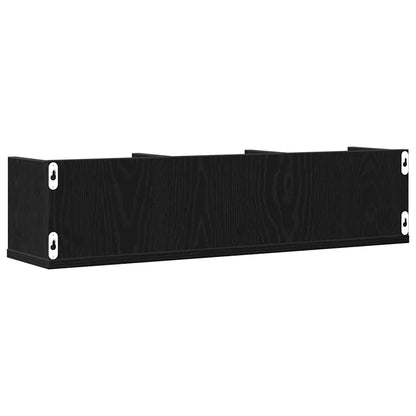 Étagère Murale Chêne noir 75 x 18 x 18 cm Bois d'ingénierie