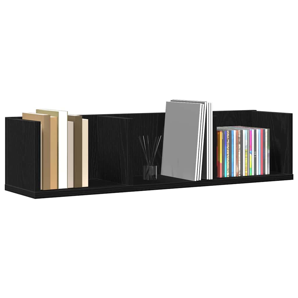 Étagère Murale Chêne noir 75 x 18 x 18 cm Bois d'ingénierie