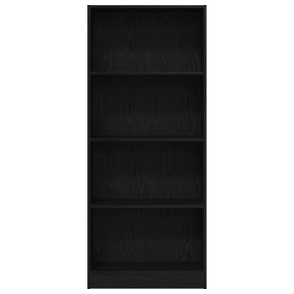 Étagère Chêne noir 60 x 24 x 143 cm Bois d'ingénierie