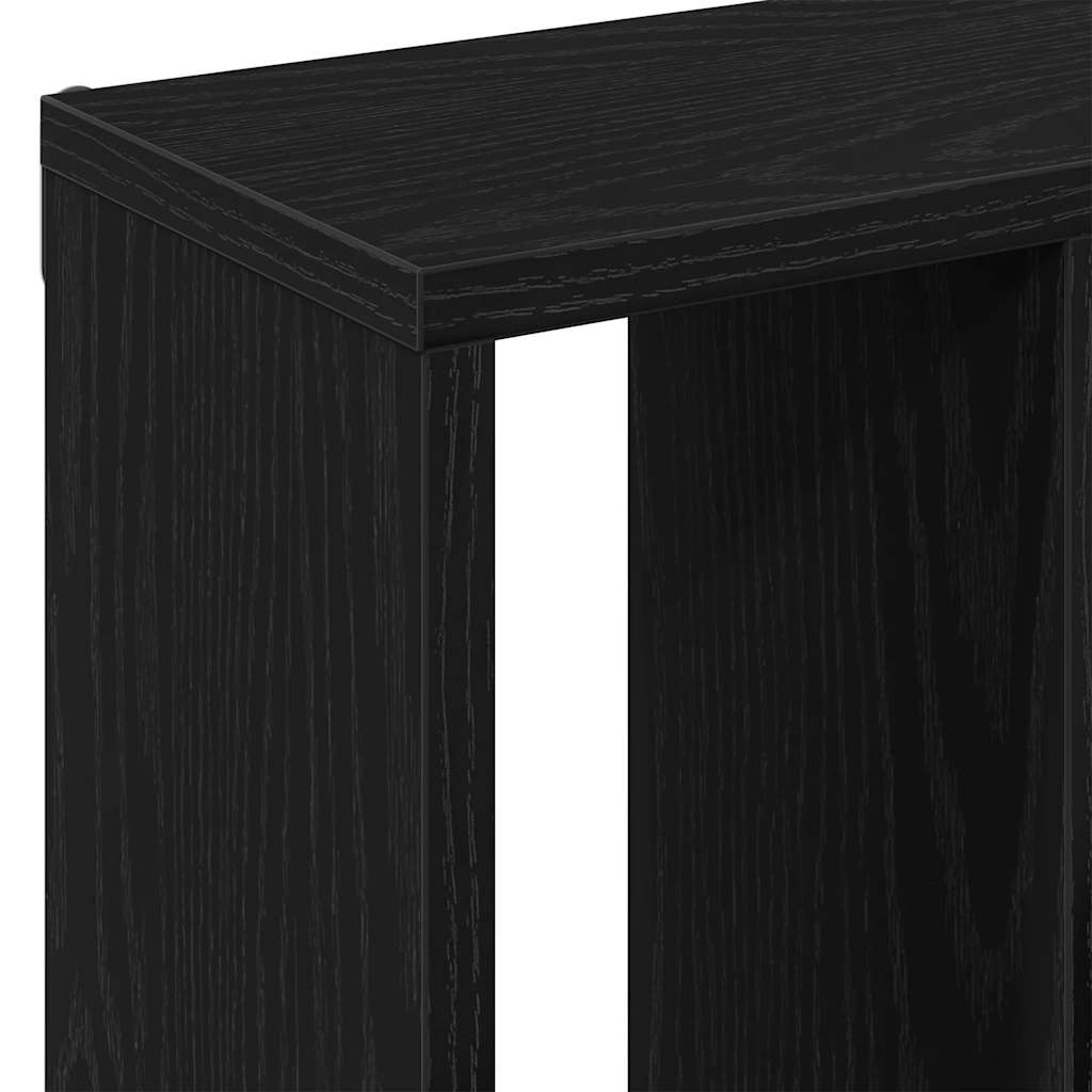 Étagère murale chêne noir 45x16x45 cm bois d'ingénierie
