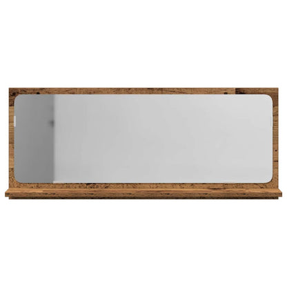 Étagère miroir Bois Ancien 90 x 10.5 x 37 cm Bois d'ingénierie