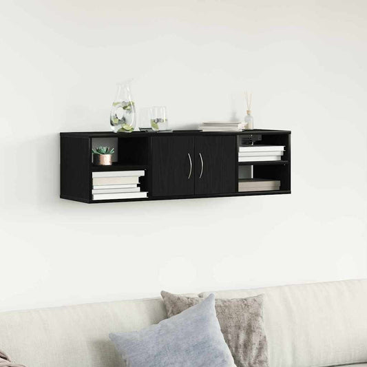 Étagère Murale Chêne noir 140 x 41 x 75 cm Bois d'ingénierie