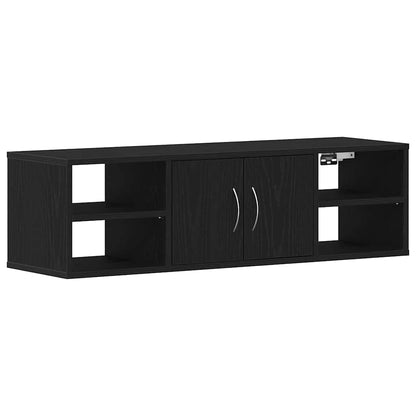 Étagère Murale Chêne noir 140 x 41 x 75 cm Bois d'ingénierie