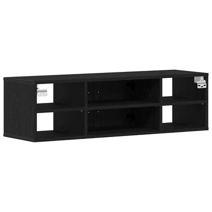 Étagère Murale Chêne noir 140 x 41 x 75 cm Bois d'ingénierie
