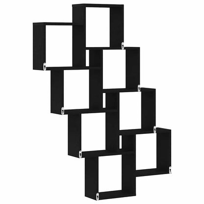 Étagère Murale Chêne noir 90 x 15 x 119.5 cm Bois d'ingénierie