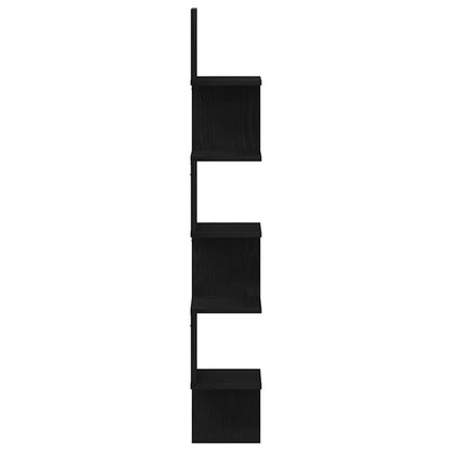 Étagère d'angle Chêne noir 20 x 20 x 127.5 cm Bois d'ingénierie