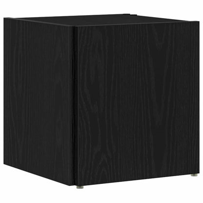 Étagères d'angle Chêne noir 33 x 33 x 34.5 cm Bois d'ingénierie