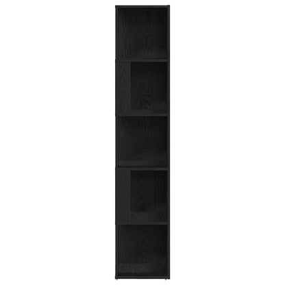 Étagères d'angle Chêne noir 33 x 33 x 164.5 cm