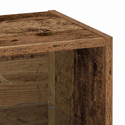 Étagère flottante avec étagère 2 pcs Marron 40 x 28.5 x 40 cm