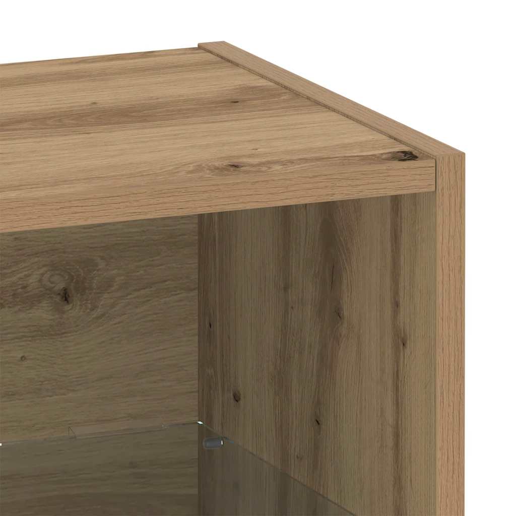 Étagère flottante avec étagère 2 pcs Marron 40 x 28.5 x 40 cm