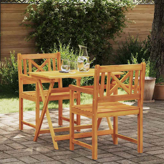 Chaise de jardin 2 pcs Marron 56 x 56 x 90 cm