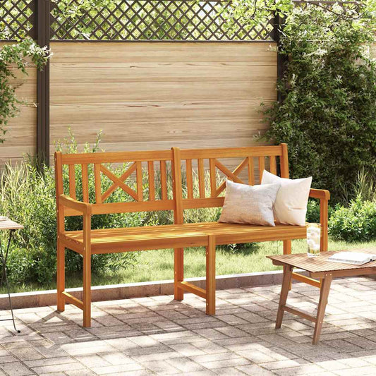 Banc de jardin Marron 150 x 56 x 90 cm Bois d'acacia massif