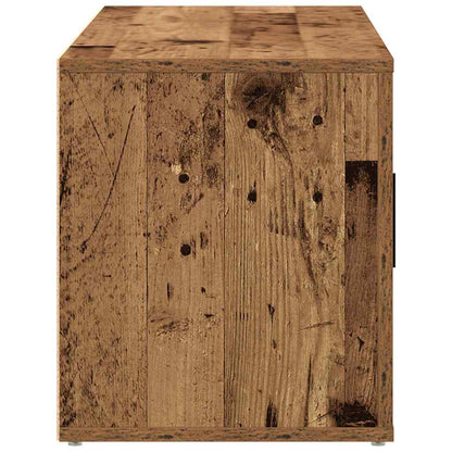 Meuble TV Bois ancien 100 x 35 x 40 cm Bois d'ingénierie