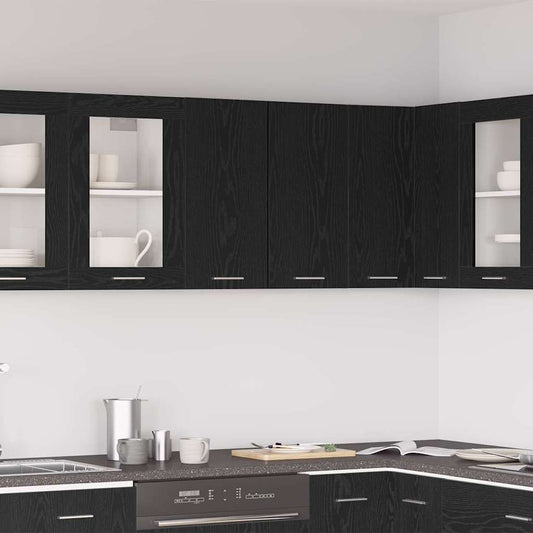Armoire suspendue Chêne noir 60 x 31 x 60 cm Bois d'ingénierie