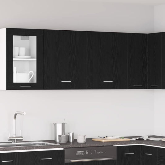 Armoires Suspendues 2 pcs Chêne noir 100 x 31 x 60 cm