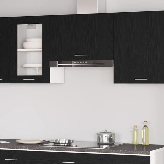 Armoire suspendue Chêne noir 60 x 31 x 60 cm Bois d'ingénierie