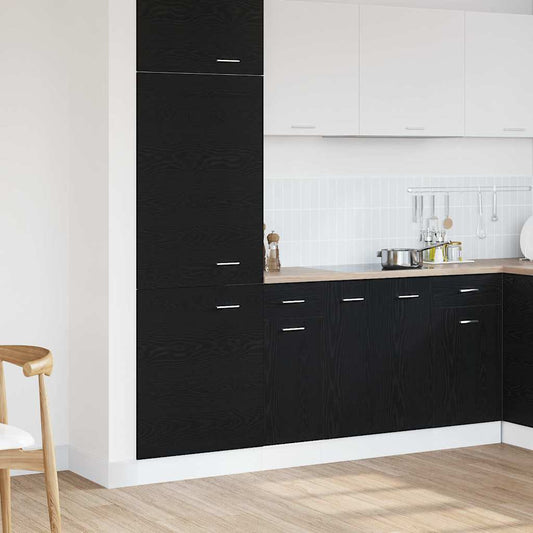 Armoire de Tiroir Inférieure Chêne noir 30 x 46 x 81.5 cm
