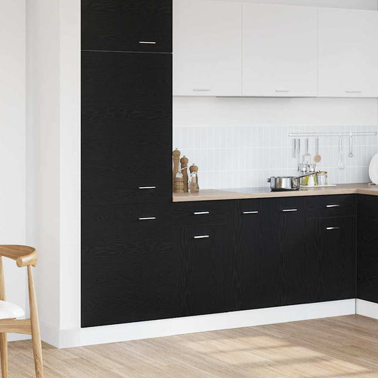 Armoire de Tiroir Inférieure Chêne noir 40 x 46 x 81.5 cm