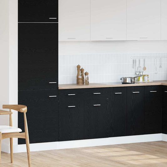 Cabinet avec Tiroir avec tiroir Chêne noir 80 x 46 x 81.5 cm