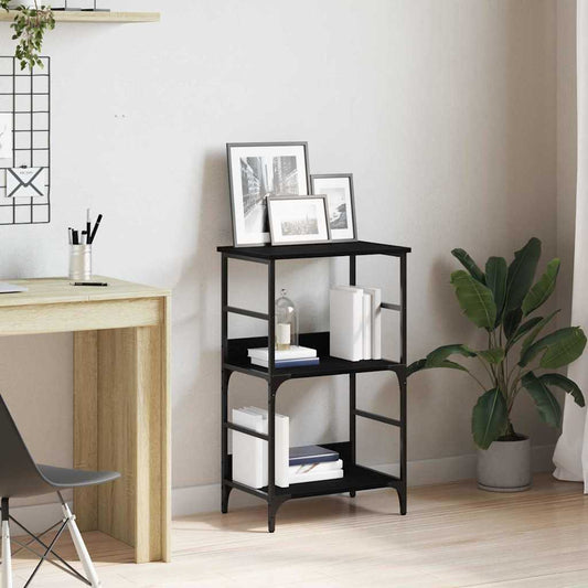 Étagère Chêne noir 50 x 33 x 82 cm Bois d'ingénierie