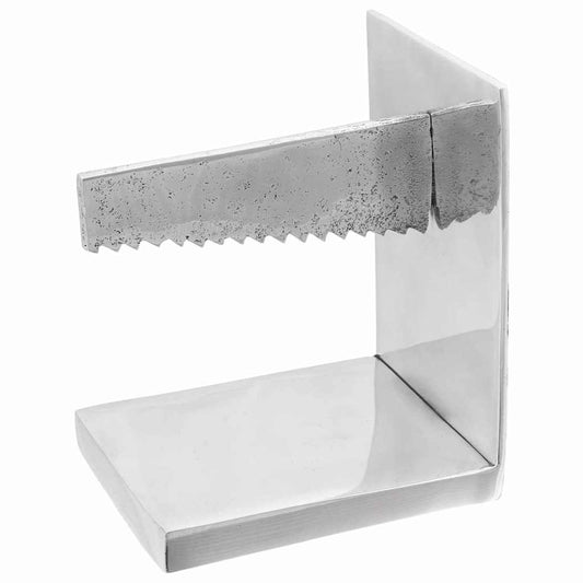 Serre-livres 2 pcs Argent 11 x 14 x 17.5 cm Aluminium