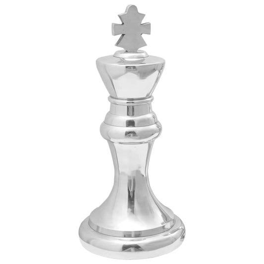 Sculptures 2 pcs Argent Aluminium