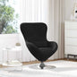 Fauteuil œuf Noir 63 x 73 x 90 cm Velours