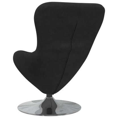 Fauteuil œuf Noir 63 x 73 x 90 cm Velours