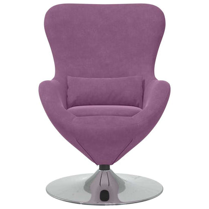 Fauteuil œuf Violet 63 x 73 x 90 cm Velours