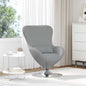 Fauteuil œuf Gris clair tissu