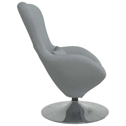 Fauteuil œuf Gris clair tissu