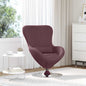 Fauteuil œuf Violet tissu