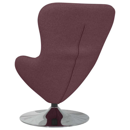 Fauteuil œuf Violet tissu