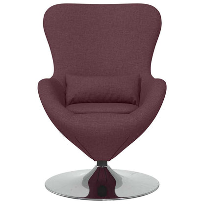Fauteuil œuf Violet tissu