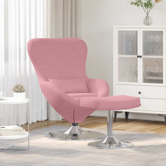 Fauteuil œuf 2 pcs Rose 63 x 73 x 90 cm Velours