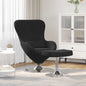 Fauteuil œuf 2 pcs Noir 63 x 73 x 90 cm Velours
