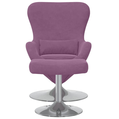 Fauteuil œuf 2 pcs Violet 63 x 73 x 90 cm Velours